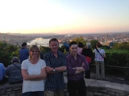Sue Dodd, Tim Shaw and Andy Stokes on a recent course in Budapest.