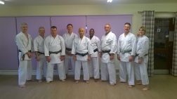 Sugasawa Sensei and Chelmsford members at an exclusive course organised in Leeds.