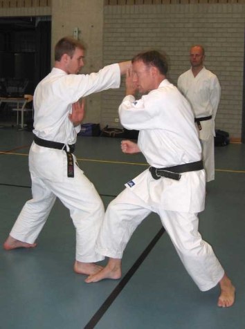2007 Tim Shaw & Peter Van Bruystegem at a course in Belgium.