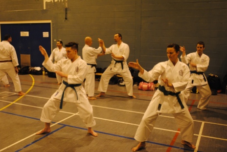 Students from Shikukai Chelmsford on the Winter Course.