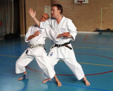 2014 - Tim Shaw instructing in Holland, with Martijn Schelen.