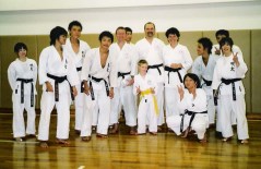 Shikukai Chelmsford students at Meiji University, Tokyo 2004.
