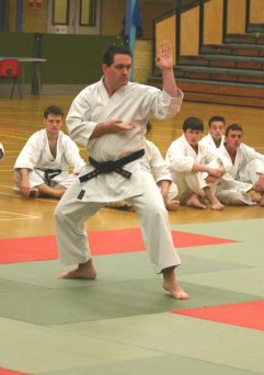 2005 Steve Thain of Shikukai Chelmsford in the kata event at the Wado Academy Nationals.