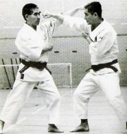 The late Takamizawa Toru Sensei and Wado Ryu Grandmaster Ohtsuka Hironori II.