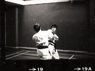 Tim Shaw and Mark Harland sparring at Leeds YMCA 1978