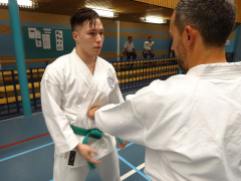 Chelmsford student Andrew Stokes training in Holland.