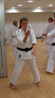 Natalie Hodgson during kata