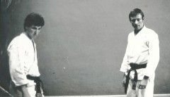 Tim Shaw & Mark Harland sparring at Leeds YMCA 1978